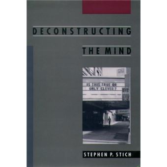 Deconstructing the Mind - Paperback - 1999 - 1
