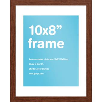 Moldura de MDF para Posters GB Eye 10""x8"" Noz - 1