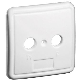 Placa de Parede e Cobertura de Interruptor Goobay 67050 | Branco - 1