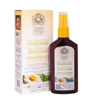 Hair Lotion Inteacosmetics Premium Natural Blonde Highlights Hair Lightening Spray with Ecologic Camomile Extract without alcohol - 1