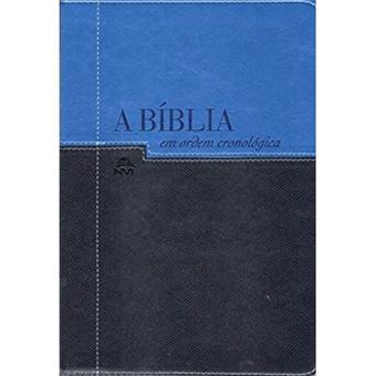 Biblia Nvi Ordem Cronologica Luxo Azul Claro/Azul Escuro - 1
