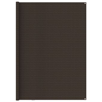 Tapete de Campismo vidaXL para Tenda | 250x500 cm | Castanho - 1