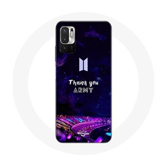 Capa Maniacase para Xiaomiredmi Note 10 5G Bangtan Sonyeondan Concert Bts Army Bomb Lightstick - 1