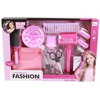 Kit de Cabeleireiro Infantil com Secador de Brincar LPM - 1
