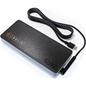 Carregador GO SOLID! 65W compatível com Xgimi MoGo 3 Pro Projetor Inteligente Portátil - 1