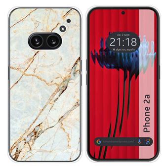 Capa de silicone TUMUNDOSMARTPHONE para Nothing Phone 2a 5G | desenhos Marble 13 - 1