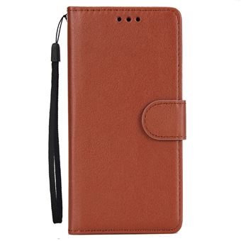 Capa Nanlin para Samsung Galaxy A10 | Livro Carteira | Função Suporte - marrom - 1