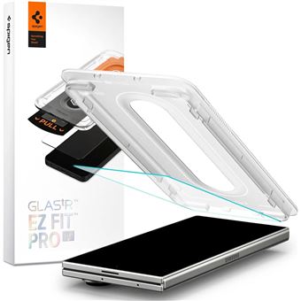 Protetor de Ecrã para Telemóvel Spigen GLAS.tR EZ Fit Pro HD | Transparente - 1