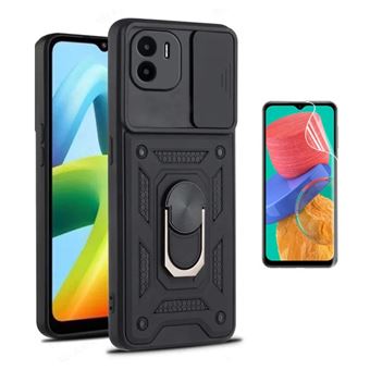 Kit Película Hydrogel Frente + Capa Magnetic Slide Window Phonecare para Xiaomi Redmi A1 | Preto - 1