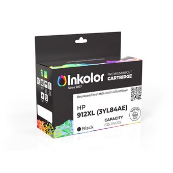 Tinteiro Inkolor® para Substituir Hp 912xl 3yl84ae | Preto - 1