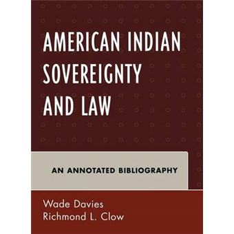 American Indian Sovereignty And Law - 1