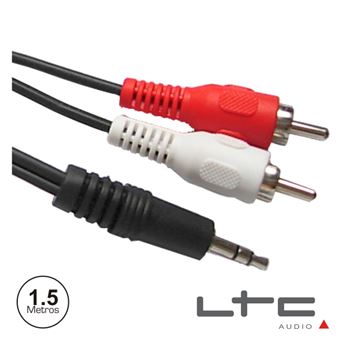 Cabo Jack Ltc 3.5Mm Macho St / 2-Rca Macho 1.5M - 1