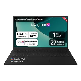 Computador Portátil LG Gram 15Z80T-G.AS58B | 15'' | AMD Ryzen AI 5 340 | Radeon 840M | 16 GB | SSD 1TB - 1
