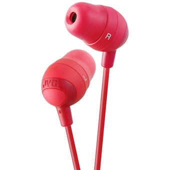Auriculares JVC Marshmallow Vermelho