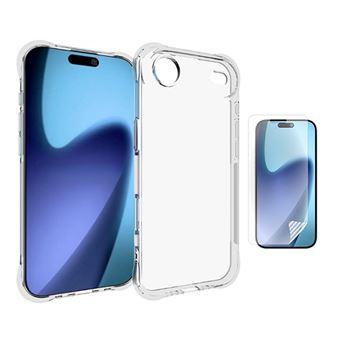 Kit Capa Traseira Super Proteção + Película de Hydrogel Frente Transparente GIFT4ME para Apple iPhone 17 Air | Transparente - 1
