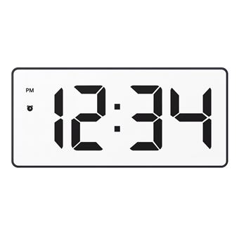 Relógio Despertador Digital Espelhado Pritech PBP-680 | Preto - 1