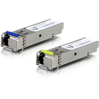 Módulo de Transcetor de Rede Ubiquiti UF-SM-1G-S | Alumínio, Azul, Amarelo - 1