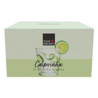 Conjunto de 4 Copos de Caipirinha Leerdam Crisal Glass | 350ml - 1