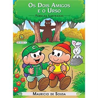 Os Dois Amigos E O Urso - Volume 14. Coleção Turma Da Mônica. Fábulas Ilustradas - 1