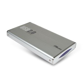 Caixa para Discos Rígidos Hamlet HXD2CCUU USB 2.0 Station 2.5"" External Hard Disk Enclosure | Prateado - 1