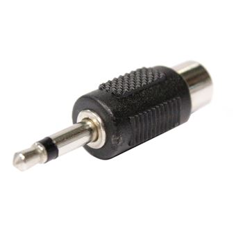 Adaptador de Áudio BeMatik RCA Fémea para Jack de 3,5mm Macho - 1