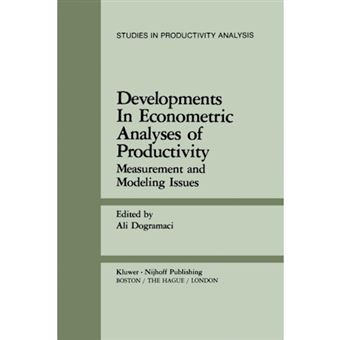 Developments in Econometric Analyses of Productivity - Measurement and Modeling Issues - Paperback - 2011 - 1