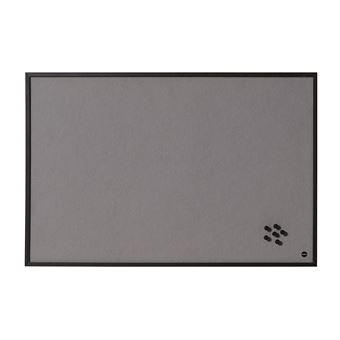 Quadro de Avisos Bi-Office New Basic | Cinzento | 40x30cm - 1