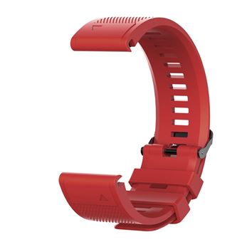 Pulseira Magunivers Silicone Suave Vermelho para Garmin Fenix 6X/6X Pro/Fenix 5X/Fenix 5X Plus 26Mm - 1