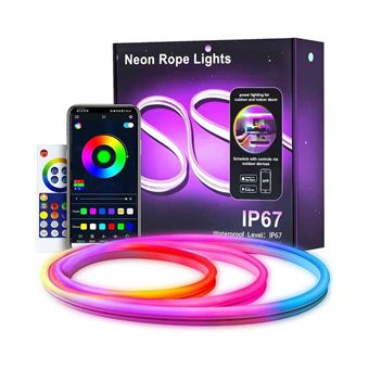 Tira LED RGBIC | Efeito Néon | 3 m | App | Impermeável - 1