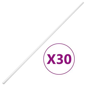 Calhas para caboS vidaXL | 30x15 mm | 30 m | PVC - 1