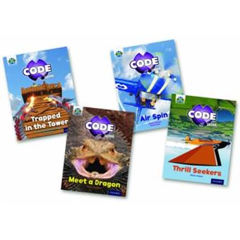 Project X Code Extra: Light Blue Book Band, Oxford Level 4: Dragon Quest And Wild Rides, Mixed Pack Of 4 - 1