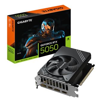 Placa de Vídeo GIGABYTE GeForce RTX 5050 D6 8G | Preto - 1
