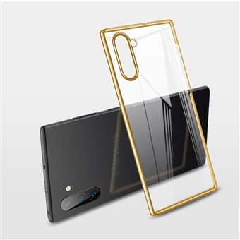 Capa Magunivers de TPU Transparente Rígido Ouro para Samsung Galaxy Note 10/Note 10 5G