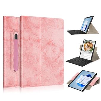 Capa PU absorção magnética com ranhura para muleta e caneta, rosa Magunivers para Microsoft Surface Pro 8 - 1