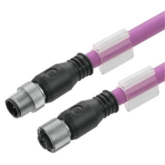 Cabo de Rede Weidmüller SAIL-M12GM12G-CD-12A | Violeta - 1