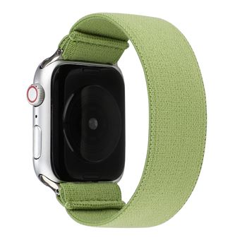 Bracelete de Nylon HSMY Elástico para Apple Watch Series 6/ SE/ 5/ 4 | 44 mm - Verde3 - 1