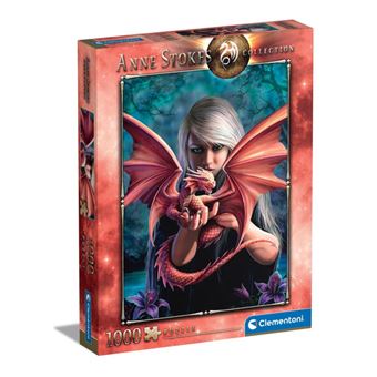 Puzzle Clementoni Anne Stokes Collection Dragonkin 39640 | 1000 Peças - 1