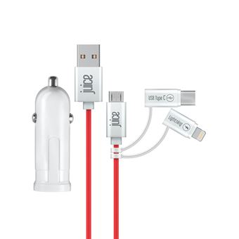 Carregador de dispositivos móveis Juice C Automático Branco