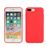 Capa Magunivers silicone borda enrolada suave vermelho para Apple iPhone 8 Plus/7 Plus_1