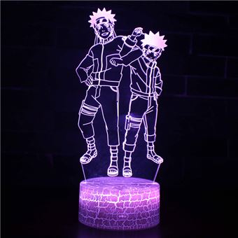 Lâmpada 3D HSMY | Infantil | Multicolorido com Controlo Remoto | Naruto | 176 - 1