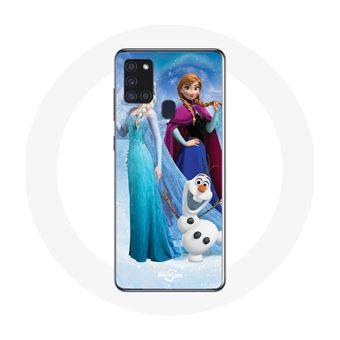 Capa Maniacase para Samsung Galaxy A21S Congelada Elsa Anna Olaf - 1
