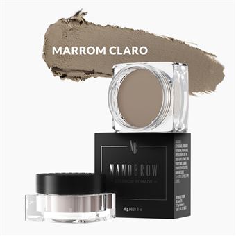 Pomada para Sobrancelhas Nanobrow | 6gr - Castanho Claro - 1