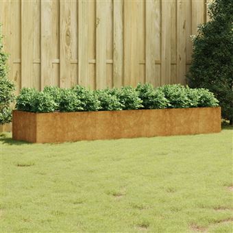 Canteiro elevado de jardim vidaXL |  280x80x40 cm | aço corten - 1