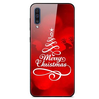 Capa Magunivers | TPU vidro rígido feliz Natal para Samsung Galaxy A50s/A30s/A50