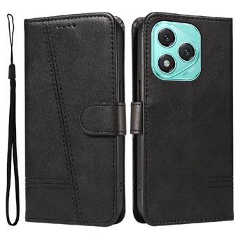 Capa FOXDOCK para Honor 400 Lite | Fecho Magnético | Compartimentos para Cartões e Suporte | Pele PU | À Prova de Choque | Preto - 1