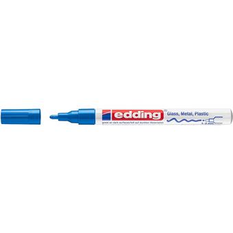 Marcador Permanente Edding 751 | Azul, Branco - 1