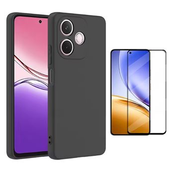 Kit Película de Vidro Temperado Gorilasglass + Capa Proteção Silicone GIFT4ME para Oppo A5 Pro 4G | Preto - 1