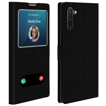 Capa de Proteção Avizar para Galaxy Note 10 | Proteção | Janela Dupla - Preto