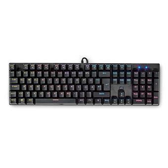 Teclado Gaming com Fios Nedis GKBDM110BKDE | Idioma: Alemão | Preto - 1
