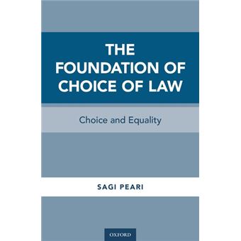 The Foundation Of Choice Of Law - 1